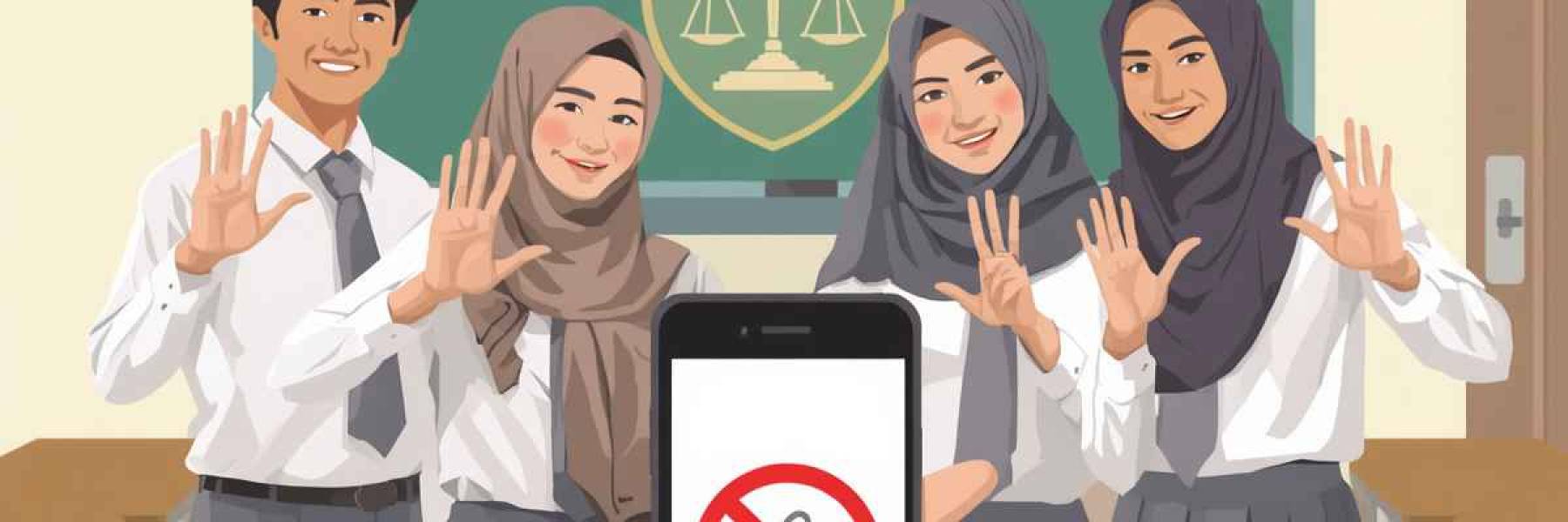 Program edukasi digital oleh Duta Pelajar Sadar Hukum  SMA Negeri 6 Berau